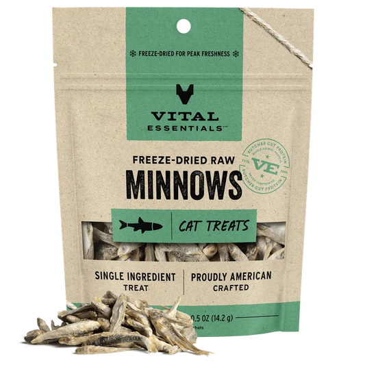 Vital Essential Freeze Dried Minnows 1oz