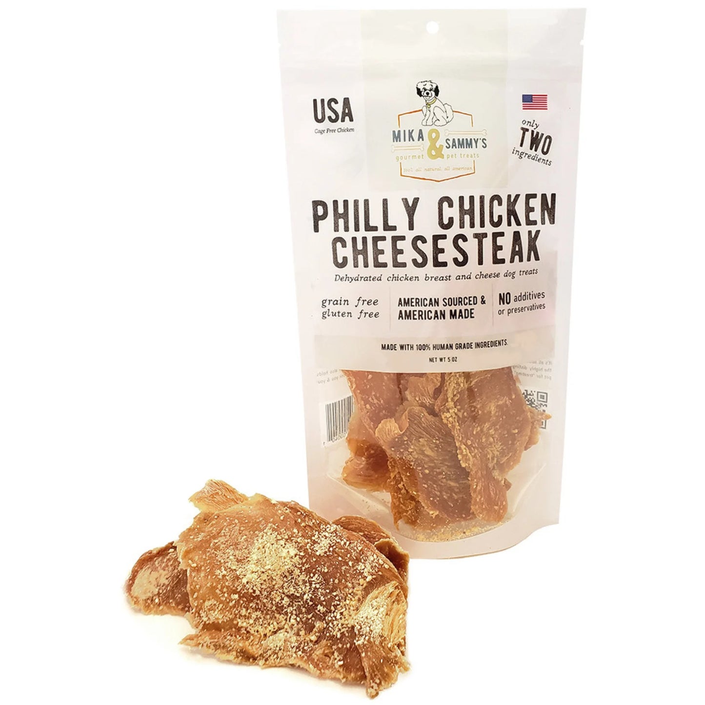 Mika and Sammy's Philly's Chicken Cheese Chicken Jerky 5oz