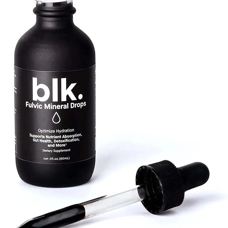 BLK. Fulvic Mineral Drops 2oz