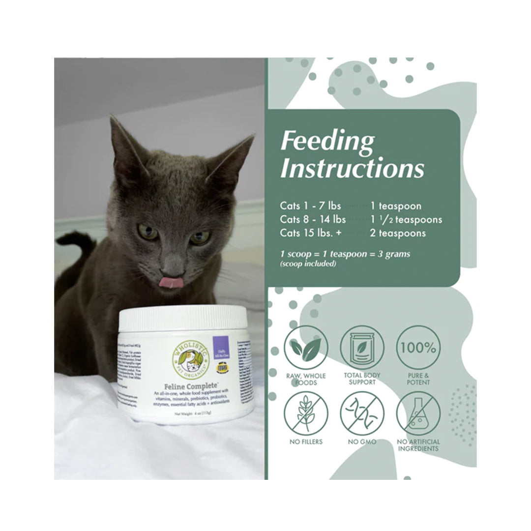 Wholistic Pet Organics Feline Complete 8oz