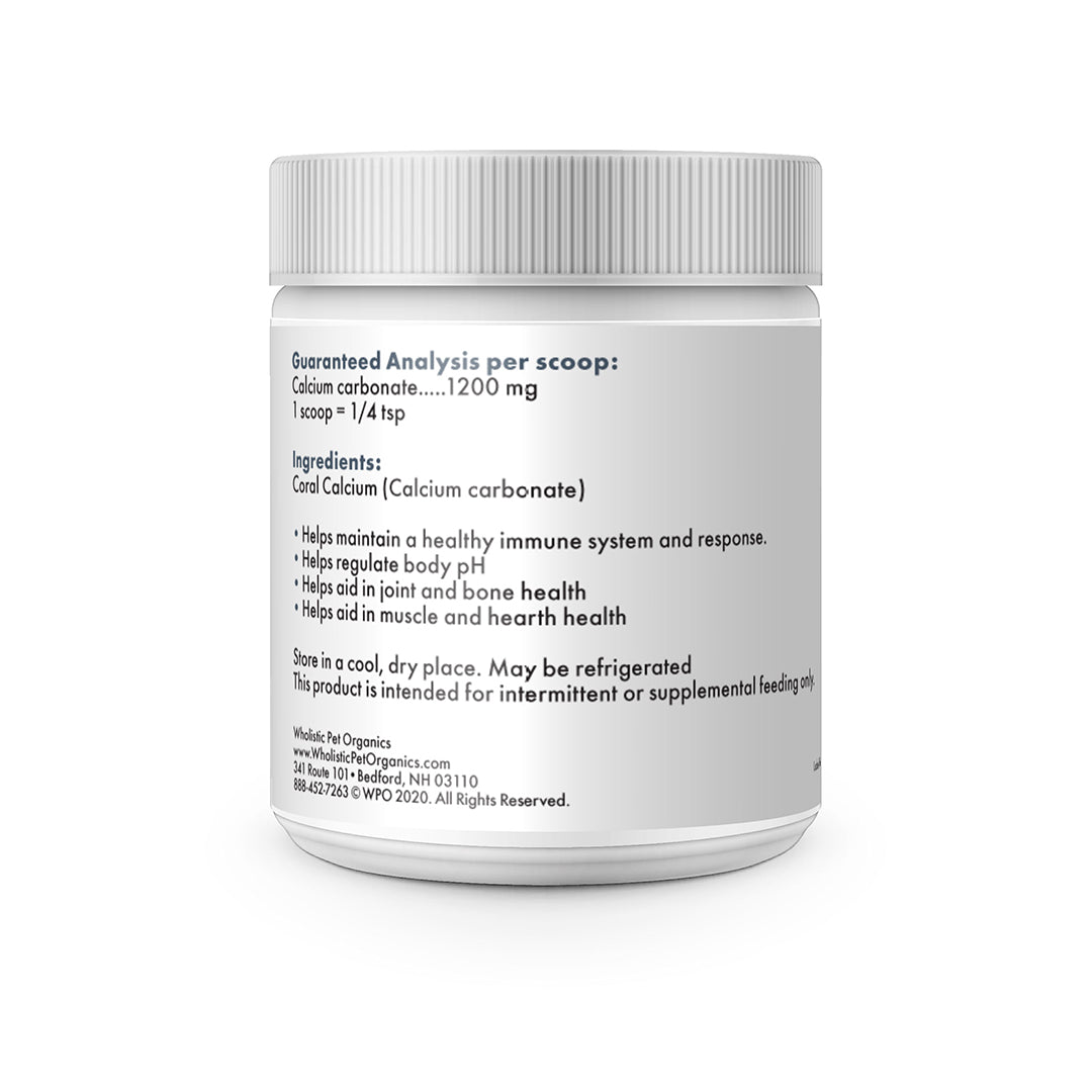 Wholistic Pet Organics Sea Coral Calcium 3oz
