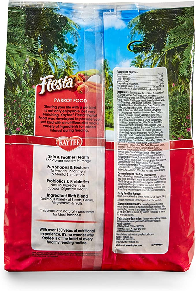 Kaytee Fiesta parrot Food 2.5lb