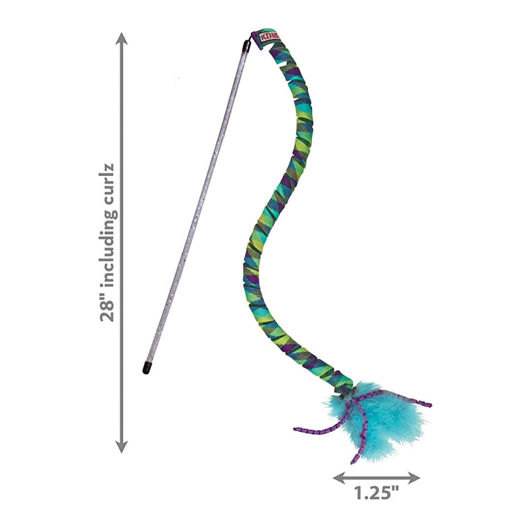 kong-curlz-teaser-cat-toy-green-diamond-s-natural-store