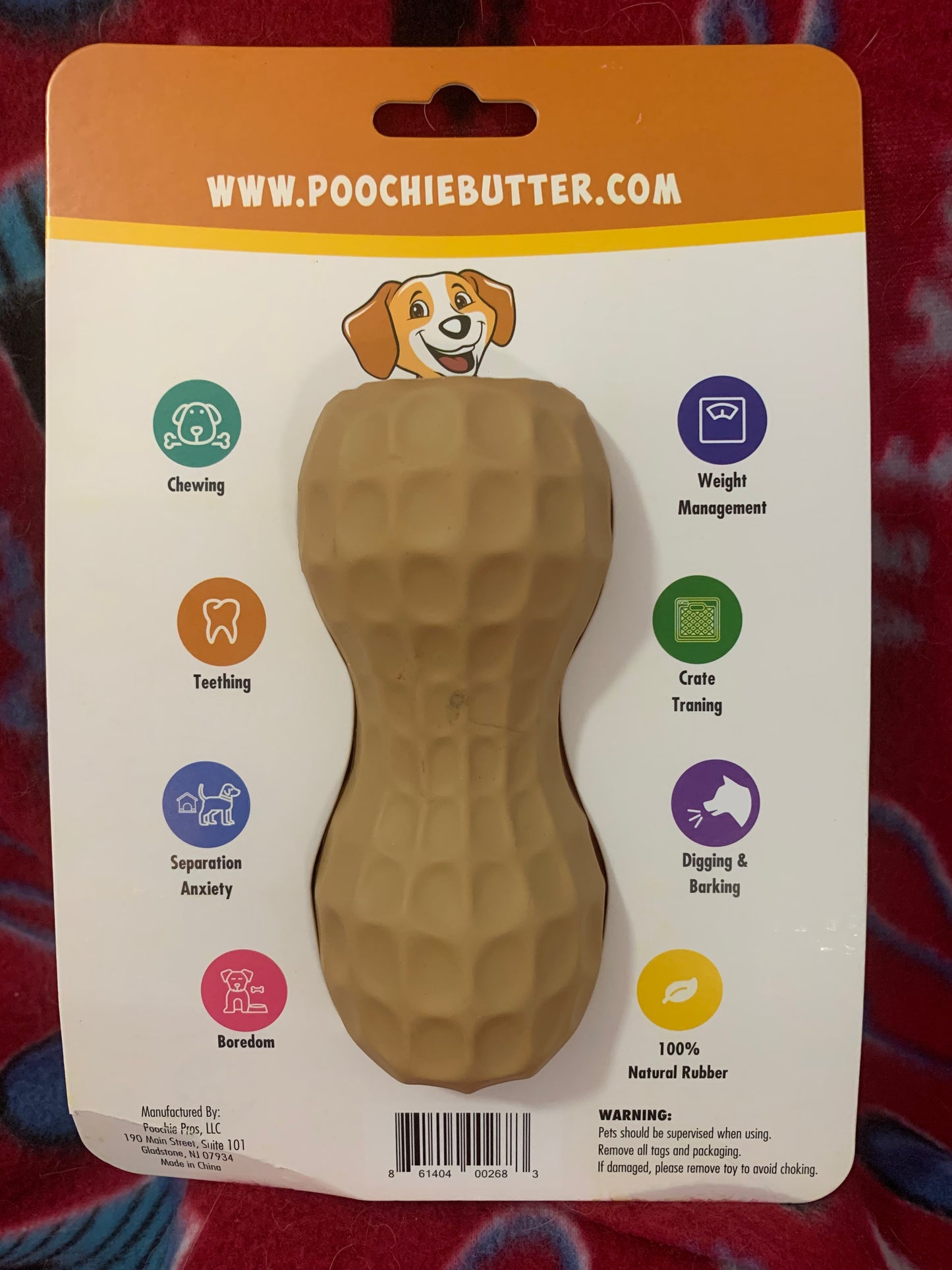 Dilly's Peanut Butter Dog Chew, Filler - Medium