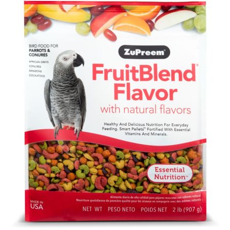 ZuPreem FruitBlend Flavor Bird Food for Parrots & Conures 3.5lb