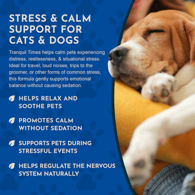 Animal Essentials Tranquil Times for Dogs  and Cats (Anxiety, fireworks, thunderstorms, travel)