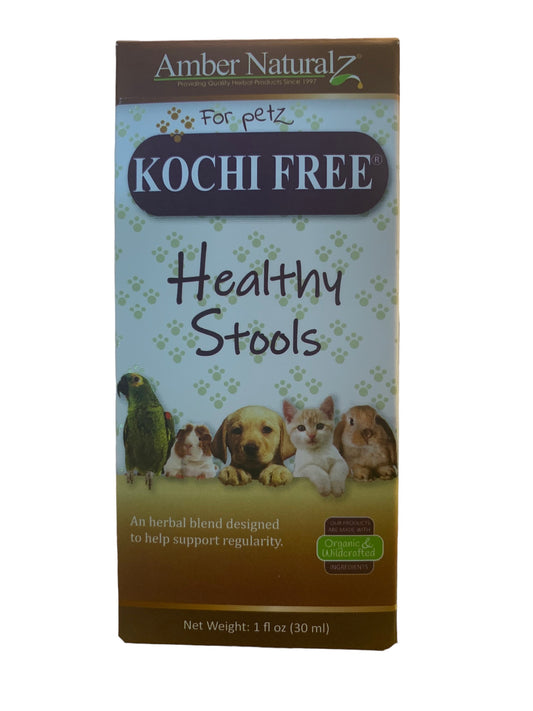 Amber Naturalz Kochi Free Healthy Stools (dogs, cats, birds, rabbits and guinee pigs Only)