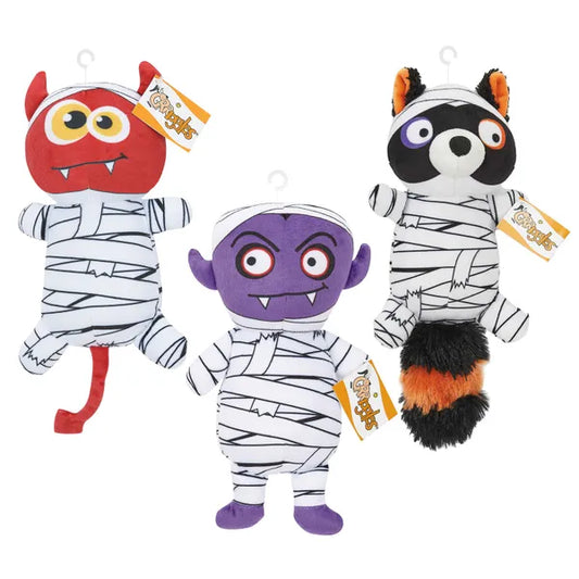 Halloween Mummy's Devil, Racoon and Vampire