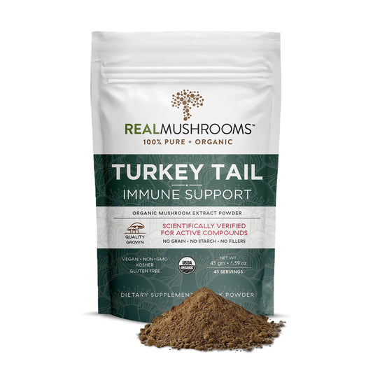 REALMUSHROOMS TURKEY TAIL 100% PURE AND ORGANIC