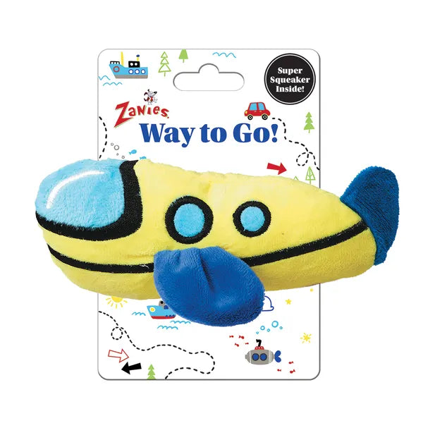 Zanie's Way to Go Dog Toy- Plane
