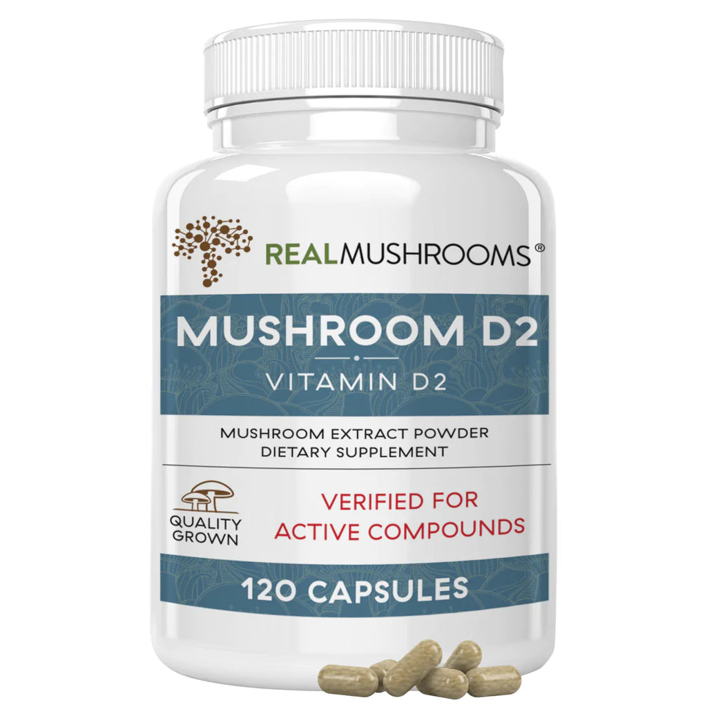 REALMUSHROOMMS  Mushroom D2 Vitamin D2